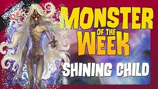 An Eldritch Creature Made of Light From Pathfinder for D&D 5E - SHINING CHILD - Monster of the Week