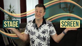 Stage Acting vs Screen Acting - What's the Difference?