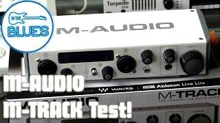 M-Audio M-Track MKII Audio Interface Unboxing & Sound Test