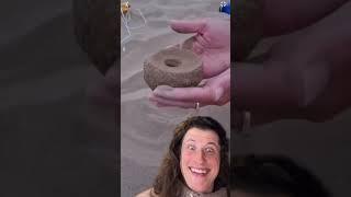 I TESTED A VIRAL BEACH SAND LIFE HACK? (I LOST MY IPHONE 14 IN THE OCEAN AT THE ÈÑD) #Shorts