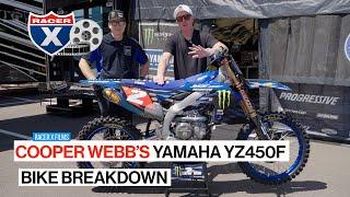 "He doesn’t want it as powerful as Eli does" Cooper Webb's Factory Yamaha YZ450F Bike Breakdown