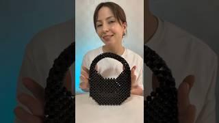 Сумка из черных бусин  Beaded bag  Inst  - nadin.jewelry #сумкаизбусин #beadedbag #аксессуары
