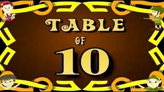 Learn Multiplication Table Of Ten - 10 x 1 = 10 | 10 Times Tables | Fun & Learn Video for Kids