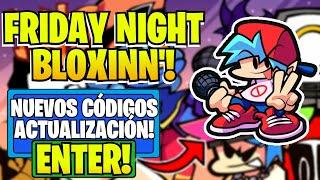 *OCTUBRE 2022*  ¡TODOS LOS CÓDIGOS DE FRIDAY NIGHT BLOXXIN' ROBLOX!  (FUNCIONANDO)