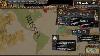 [EU4] Portugese "SIBERIAN" FRONTIERS let you do THIS in 1598! [Hard/Ironman][1.34] (1/4)