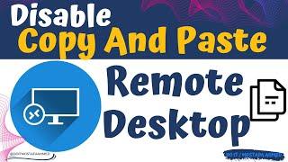 Create GPO to Disable Copy and Paste on Remote Desktop Windows Server 2022 / 2019