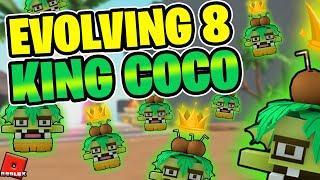 Evolving 8 KING COCO PETS! | Summer Event | Giant Simulator