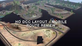 HO DCC Layout - Mobile Trainz 2 Route Review