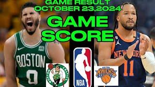 Boston Celtics VS New York Knicks Game Results & Players Score|NBA Regular Season 2024-2025