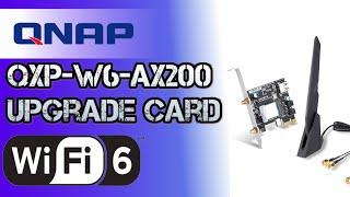 QNAP QXP-W6-AX200 WiFi 6 NAS Upgrade Card