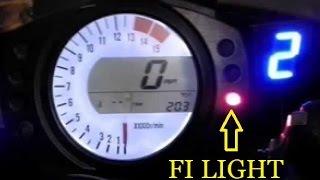 Easiest Way To Pull Diagnostic Codes Kawasaki Ninja zx10r, zx10, fi light, Best Technique.