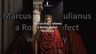 The man who paid money to become Roman Emperor #history #shorts