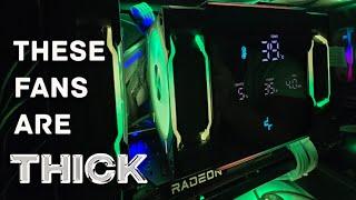 Thick Fans for CPU Air Cooler? | PHANTEKS D30-120 D-RGB PWM FAN Unboxing and Review