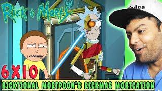 Rick and Morty 6X10(FINALE) "Ricktional Mortpoon's Rickmas Mortcation" REACTION