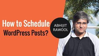 How to Schedule Wordpress Posts