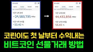 코린이도 첫 날부터 수익내는 코인선물거래방법, 복잡한 매매법? 필요 없습니다