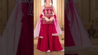 #kids girls peplum sharara dress designs #peplum dress#trending #noorcreation