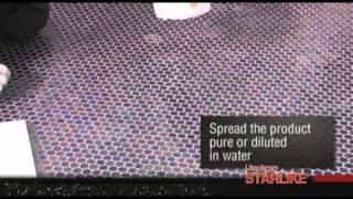 LITOKOL STARLIKE:  GROUTING ADHESIVE and WALL DECOR  .flv