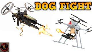 Are UAV Drones going to have Gun Battle Dog Fights? - AIR TO AIR COMBAT!