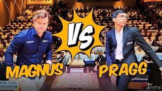 Praggnanandhaa VS Magnus Carlsen II Tata Steel Chess India Blitz 2024 R2