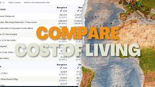 How to Compare City Living Expenses with Numbeo | Cost of Living Guide