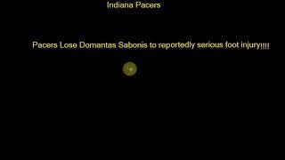 Domantas Sabonis Suffers Serious Foot Injury