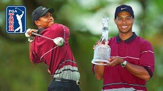 TIGER WOODS wins his first TOUR Championship