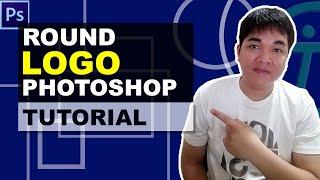 How to Create Round Logo Photoshop Tutorial Tagalog