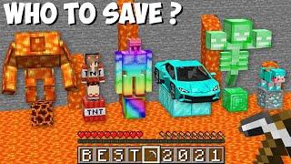 WHO TO SAVE in Minecraft ? BEST VIDEO COMPILATION OF 2021 !