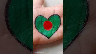 How to draw Bangladesh flag #youtubeshorts #viralshort #shorts