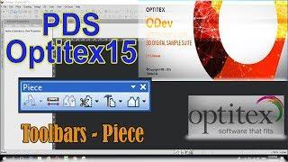 Optitex PDS 15: How To Use Toolbars-Piece Optitex PDS 15