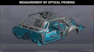 Optical probing with MaxSHOT 3D photogrammetry system and the 3D inspection software VXinspect