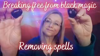 Breaking spells, curses, black magic. Removing unwanted energy. Nuummite crystal healing