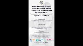 Mpox (viruela símica) Emergencia de salud pública de importancia internacional