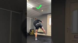 TORNADO KICK CORRECTION  #shorts