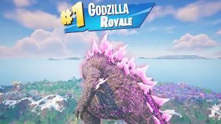 I WON As The GODZILLA BOSS In Fortnite