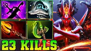 23 Kills QOP Dota 2 Mid - Best Queen Of Pain Dota 2 Pro Gameplay Guide Build 7.37