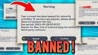 MILLION Genshin Accounts BANNED!  The Biggest Ban Wave EVER?! | Genshin Impact Shocking News!