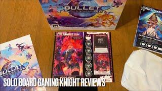 Bullet Board Game Solo Review - A Must Play Solo Experience - SBGK