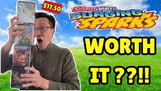 I Opened CHEAP POKEMON CARDS! Opening the 2025 Surging Sparks Stacking Tins! WORTH IT??
