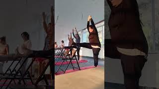 Yoga chair /Advanced chair yoga poses🪑 #trending#trendingshorts#shortvideo#shorts#viralreels