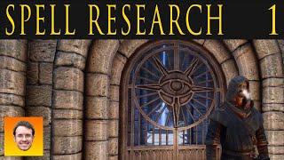 SPELL RESEARCH - BOOKWORM BUILD. Most IMMERSIVE Magic Mod Ever! Deep Dive - Part 1.