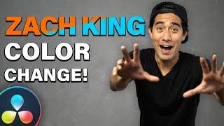 Edit Like Zach King w/ Davinci Resolve | Color Change Effect