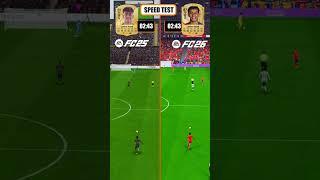 Yamal FC 25 Vs Yamal FC 26 Speed Test | #lamineyamal  #shorts #eafc25