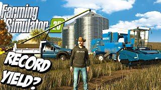 I Found a Way to Make a Record Harvest on Grandpa's Minnesota Ford Farm | Farming Simulator 25