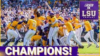 NATIONAL CHAMPIONS! LSU Beats Coastal Carolina To Win The CWS Title! | IMMEDIATE REACTION