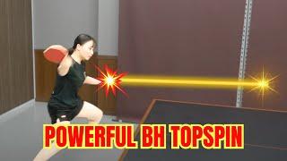 Rückhand-Topspin-Geheimnisse: Crush Underspin mit Power [Tischtennis]