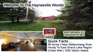 Low Cost Homes In Maine With Land | 3401 Military RD Haynesville ME MOOERS REALTY #8929