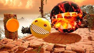 Robot Pacman in Temple Run VS Spiky Monster & Lava Monster