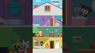 Pomni's Crazy Fun House - Pomni x Jax x Yatta x Wenda #catnap | Wolf Joe